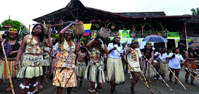 COLOMBIA-POLITICS-GENOCIDE-INDIGENOUS-RUBBER